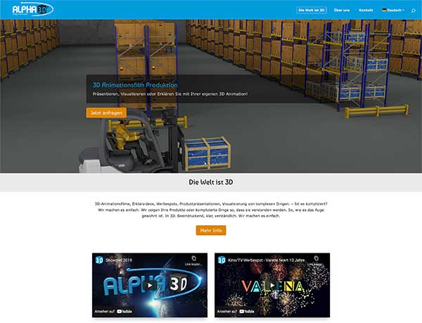 alpha3D-Website